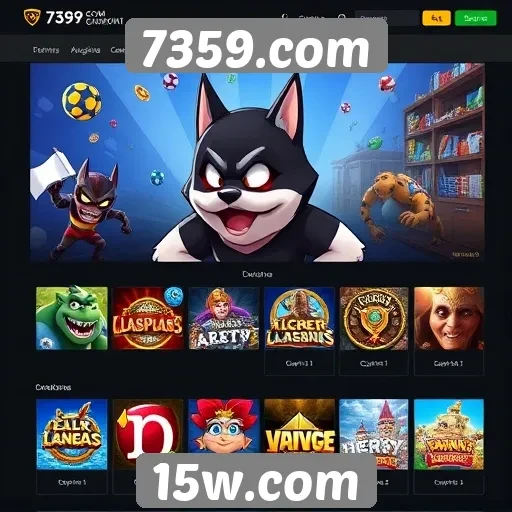 Comparação entre 7359.com e outros sites de jogos